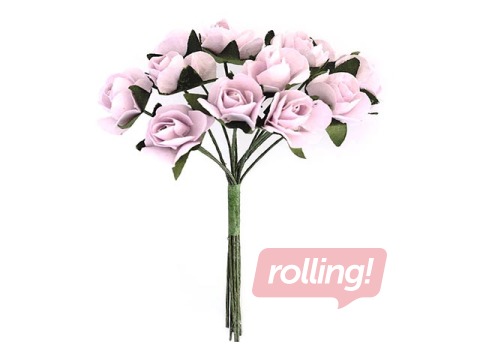 Искусственные цветы, букет роз, розовые