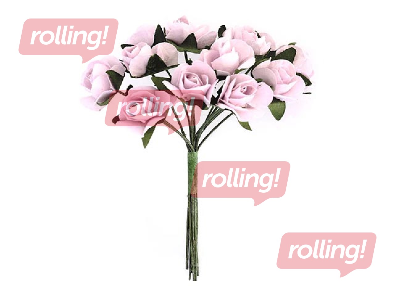 Искусственные цветы, букет роз, розовые