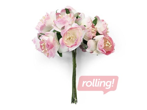 Artificial flowers, bouquet of peony, pink