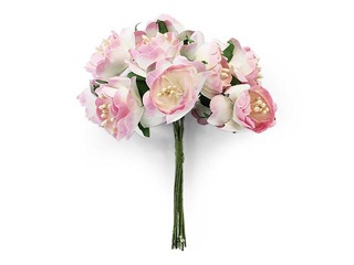 Artificial flowers, bouquet of peony, pink