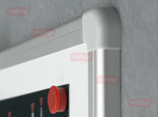 Magnettahvel 2x3, alumiiniumist raam, 200 x 100 cm