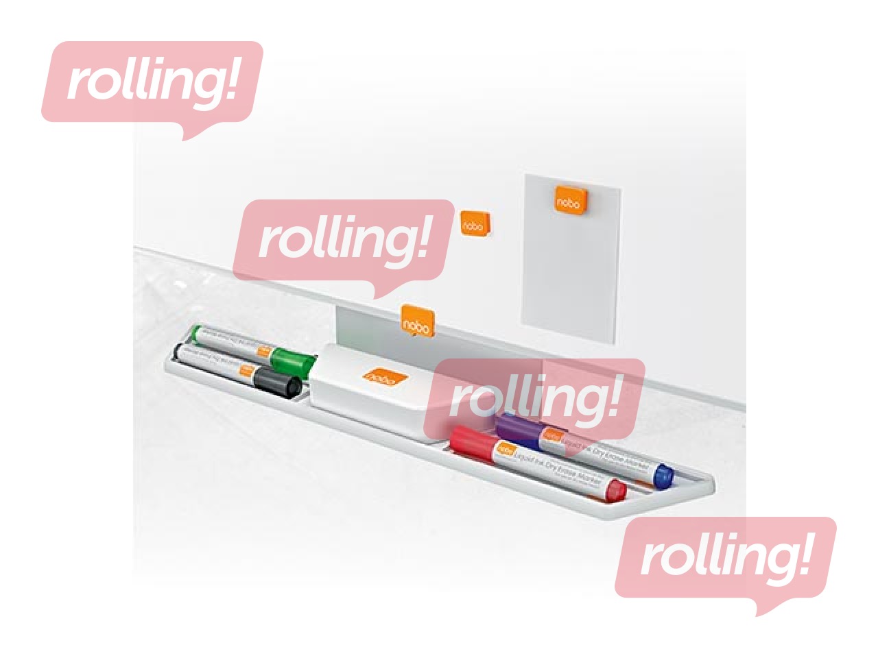 Enamel Whiteboard Nobo ImpressionPro, 120 x 90 cm