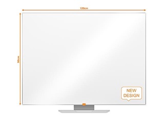 Sienas tāfele alumīnija rāmī Nobo ImpressionPro, 120 x 90 cm, emaljēta virsma, balta 