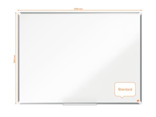 Magnettahvel Nobo Premium Plus, 120 x 90 cm, email, valge