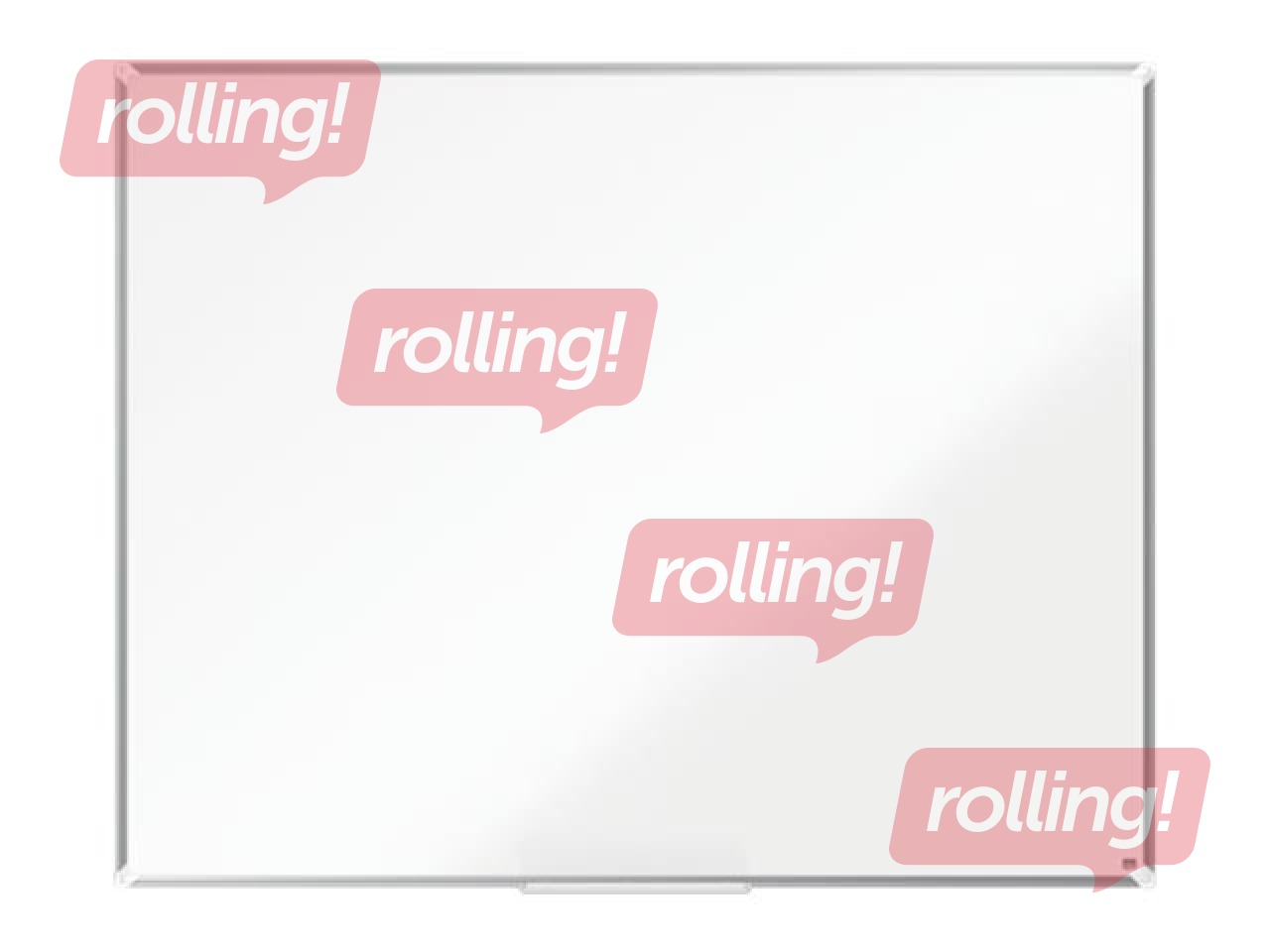 Magnettahvel Nobo Premium Plus, 150 x 120 cm, terasest, valge