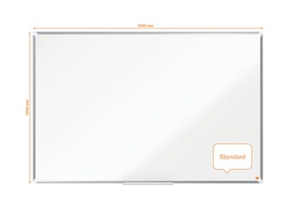 Magnettahvel Nobo Premium Plus, 150 x 100 cm, terasest, valge 