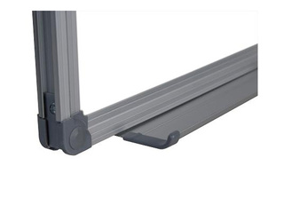 Sienas tāfele alumīnija rāmī Classic, 120 x 100 cm, lakota virsma, balta 