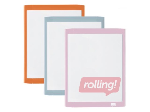 Tahvel Nobo Mini, magnetiline, erinevat värvi raamidega, 21,6 x 28 cm