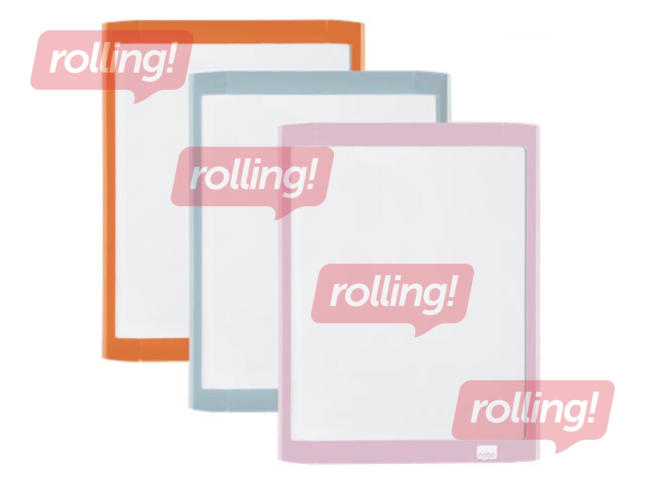 Tahvel Nobo Mini, magnetiline, erinevat värvi raamidega, 21,6 x 28 cm