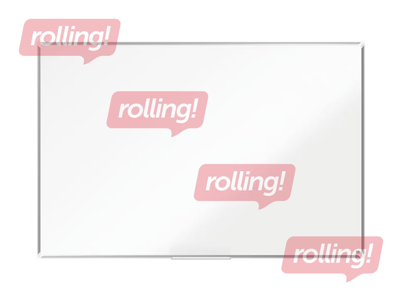 Tahvel Nobo Premium Plus, 180 x 120 cm, emailitud pind, valge