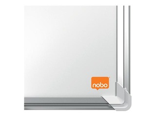 Wall board in aluminum frame Nobo Premium Plus, 180x120 cm, enameled surface, white