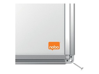 Wall board in aluminum frame Nobo Premium Plus, 180x120 cm, enameled surface, white