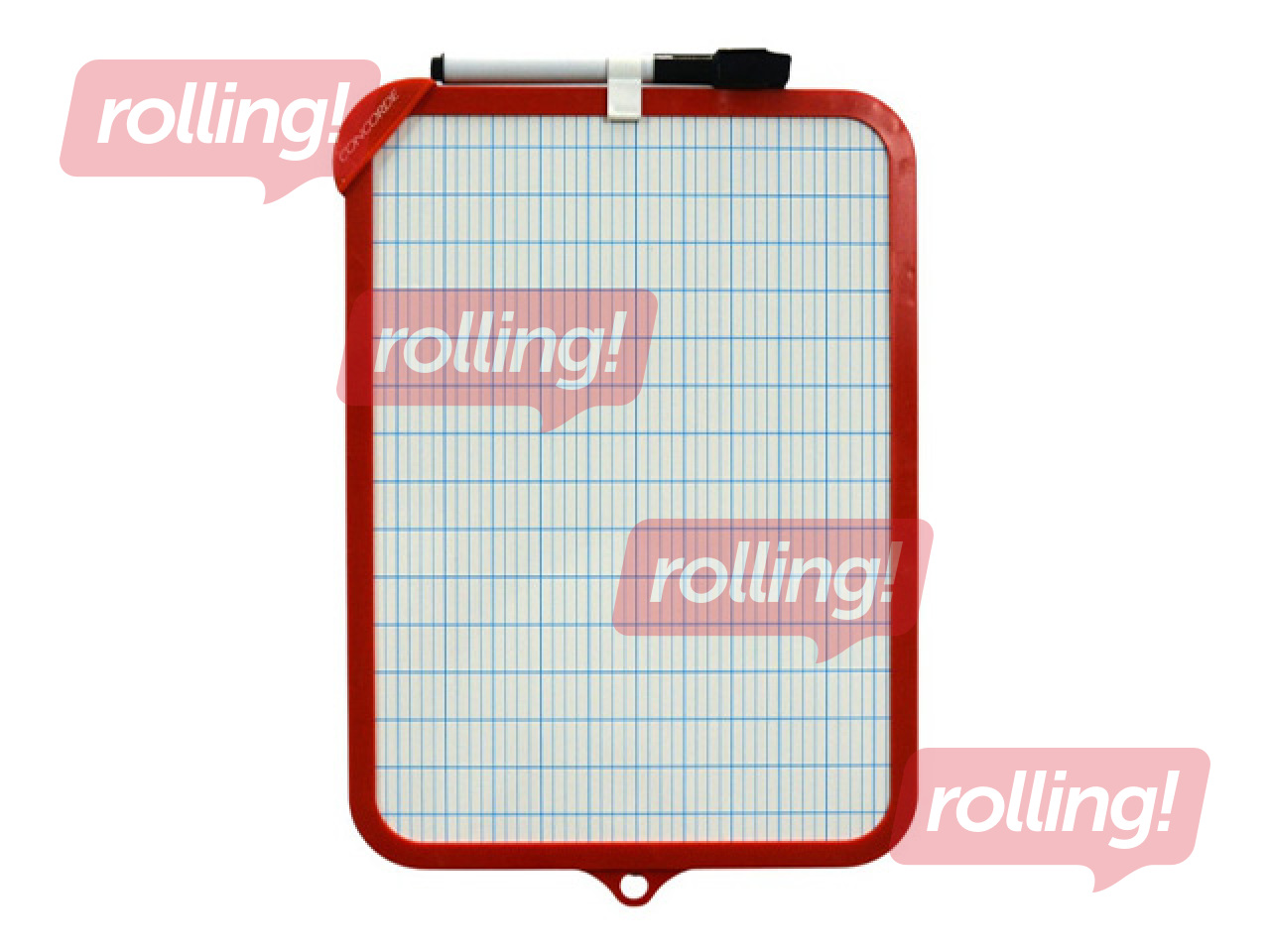 Board Concorde, double-sided, red, 190x290mm