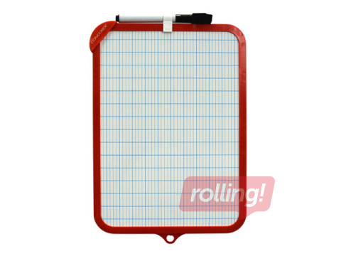 Tahvel Concorde, kahepoolne, punane, 190x290mm