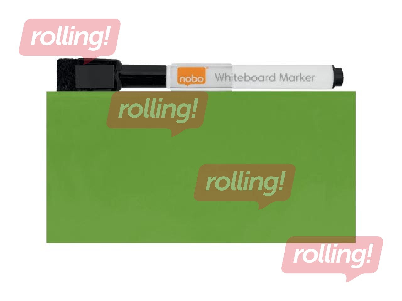 Sienas tāfele Nobo, 36x36cm, magnētiska, zaļa