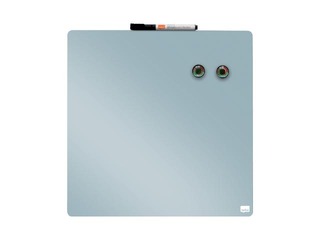 Sienas tāfele Nobo, 36x36cm, magnētiska, pelēka