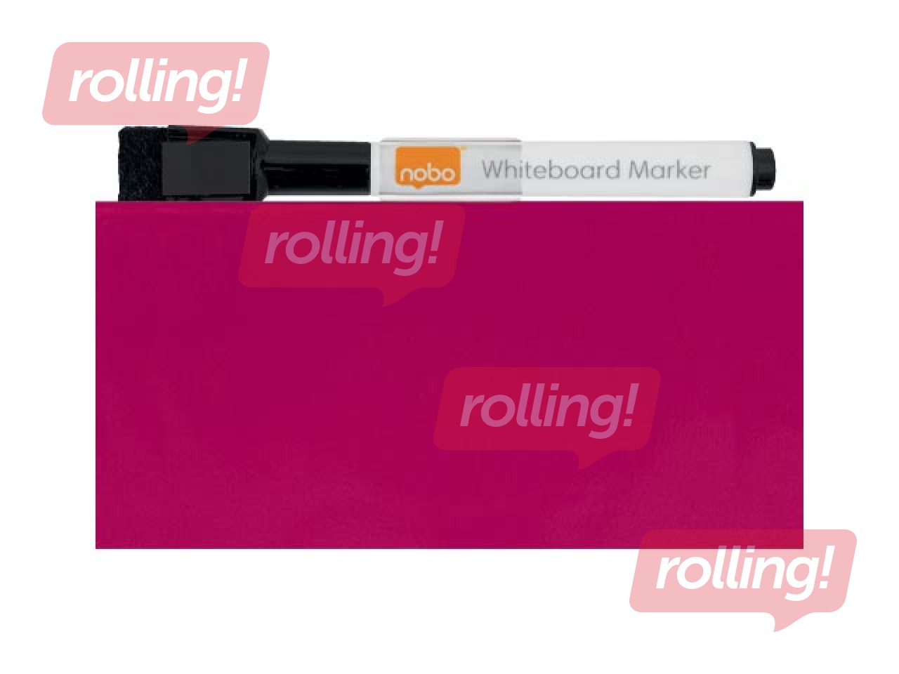 Wall whiteboard Nobo, 36x36cm, magnetic, pink