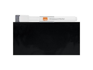 Настенная доска Nobo, 36x36см, магнитная, чёрная