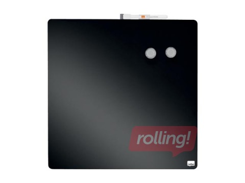 Seinatahvli Nobo, 36x36cm, magnetiline, must