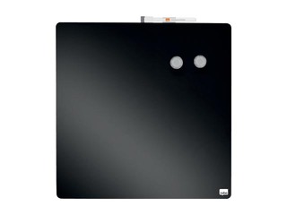 Wall whiteboard Nobo, 36x36cm, magnetic, black