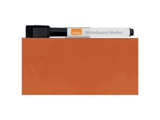 Wall whiteboard Nobo, 36x36cm, magnetic, orange