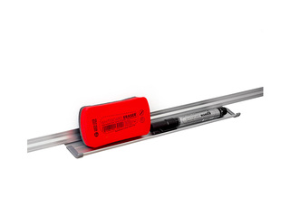 Sienas tāfele alumīnija rāmī Classic, lakota, balta, 150x100cm