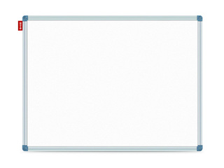 Доска магнитно-маркерная Classic в алюминиевой рамке, лакированная, белая, 150x90см