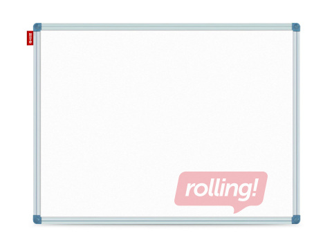 Доска магнитно-маркерная Classic в алюминиевой рамке, лакированная, белая, 150x90см