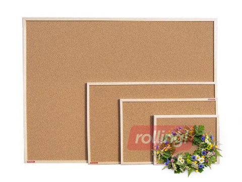 Cork board, wooden frame, 120x90cm +Midsummer gift!