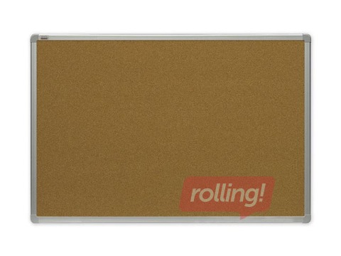 Cork board with aluminum frame 2x3, 90x60 cm