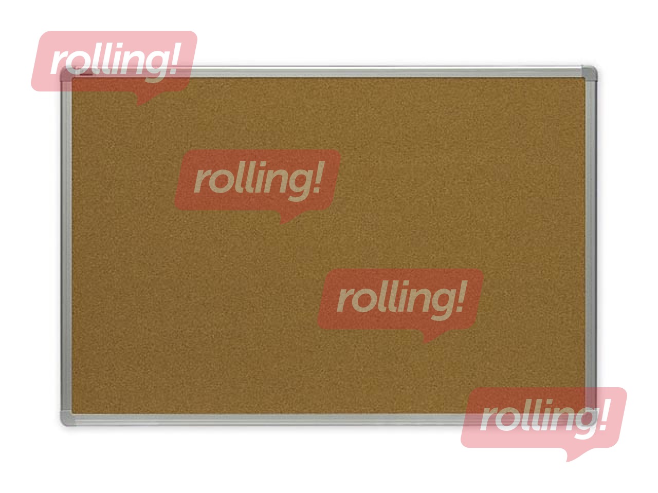 Korktahvel alumiinumist raamis 2x3, 120 x 90 cm