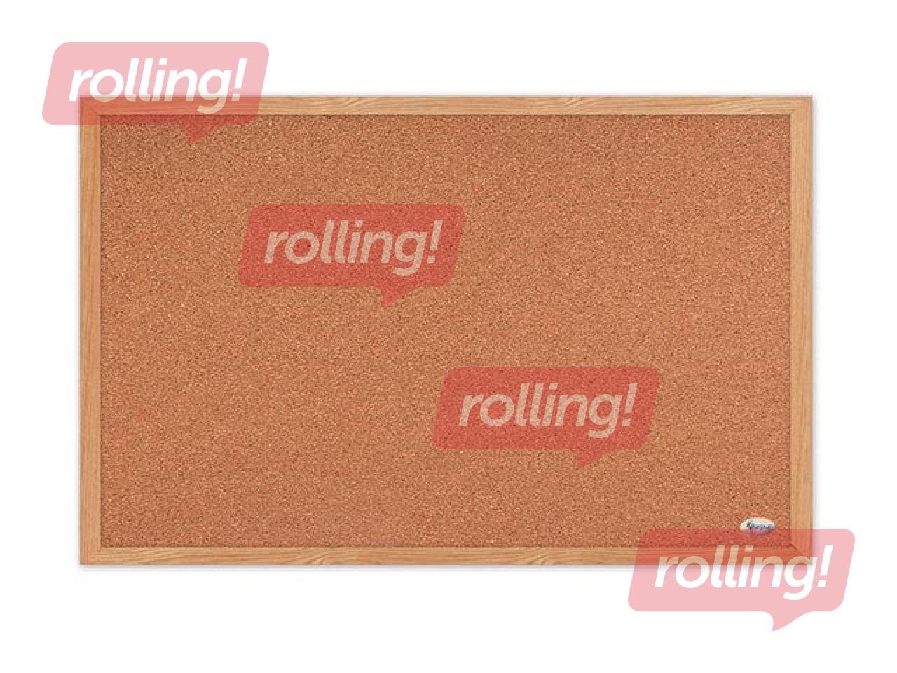 Cork board Forpus, wooden frame, 120x90 cm