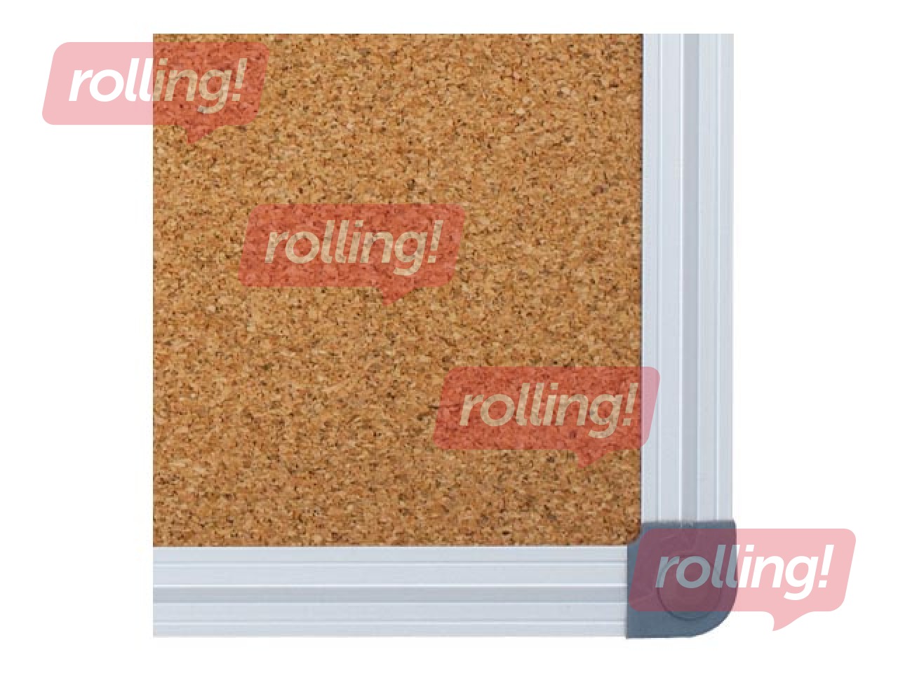 Korķa tāfele alumīnija rāmī Memobe Classic, 90x60 cm