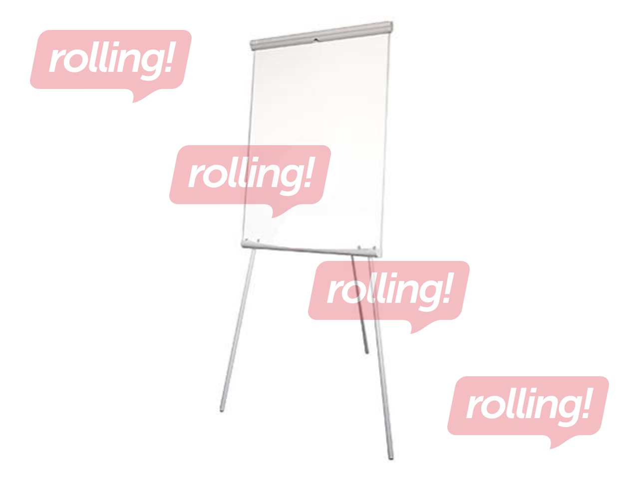 Magnettahvel jalgadel Flipchart 2x3 Popchart, 70x100 cm