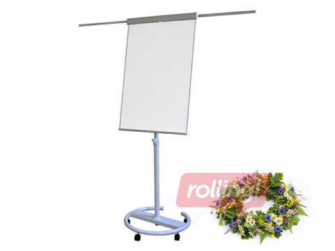 Mobiilne ja ringikujuline esitlustahvel Flipchart Professional, 105 x 68 cm +Jaanipäeva kingitus!