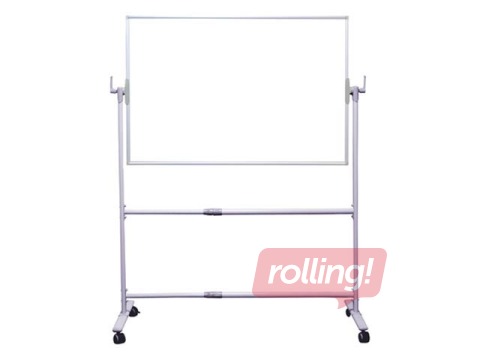 Kahepoolne mobiilne tahvel, 180 x 120 cm, lakitud, valge