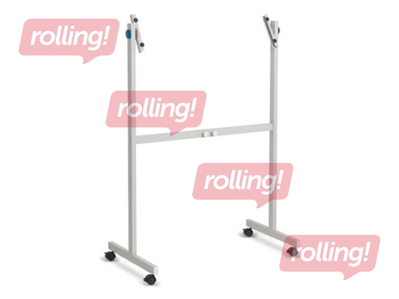 Universal stand for boards, with wheels, 90 - 200 cm