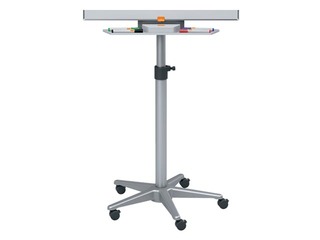 Tāfele uz riteņiem Flipchart Nobo Nano Clean™, lakota, 67 x 100 cm