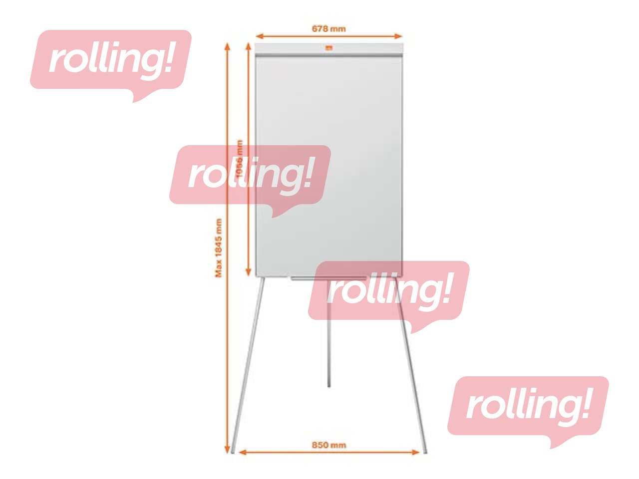Statiivi molbert Nobo Classic Nano Clean ™, 67x100 cm