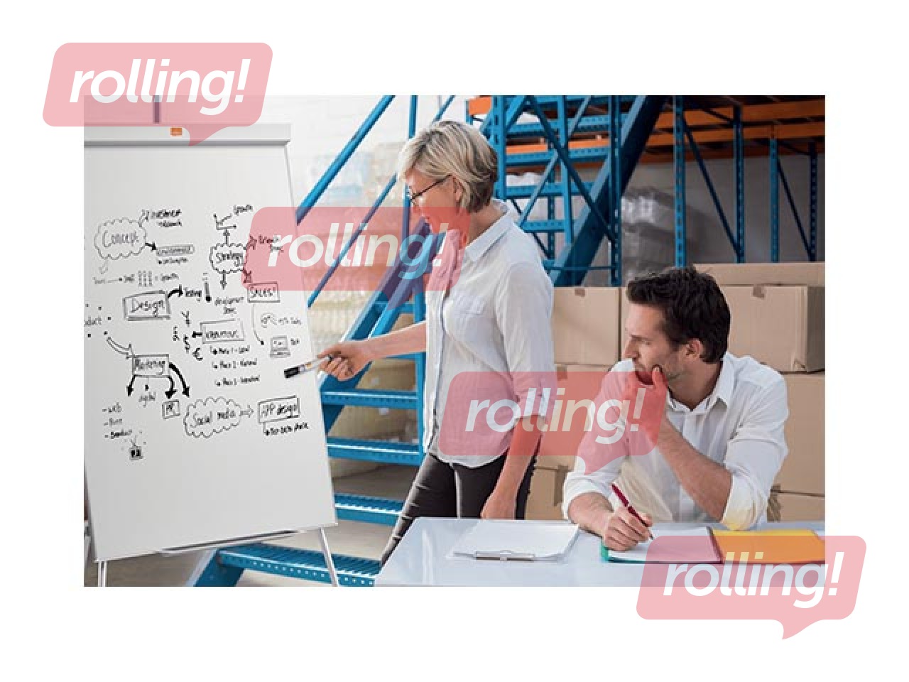 Statiivi molbert Nobo Classic Nano Clean ™, 67x100 cm