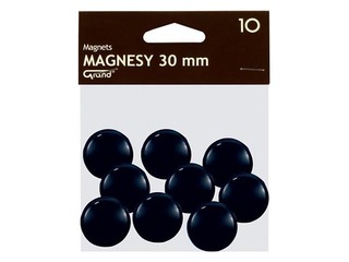 Magnets Grand, 30 mm, 10 pc., black