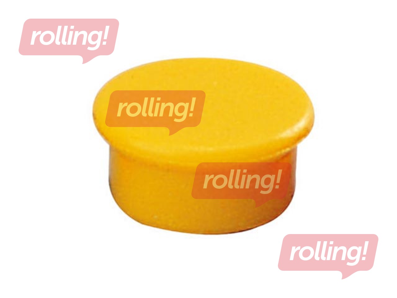 Магниты круглые Dahle, желтыe, 13мм, 10 шт.