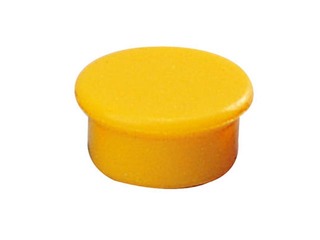 Strong planning magnet Dahle, yellow, 13mm, 10 pcs.