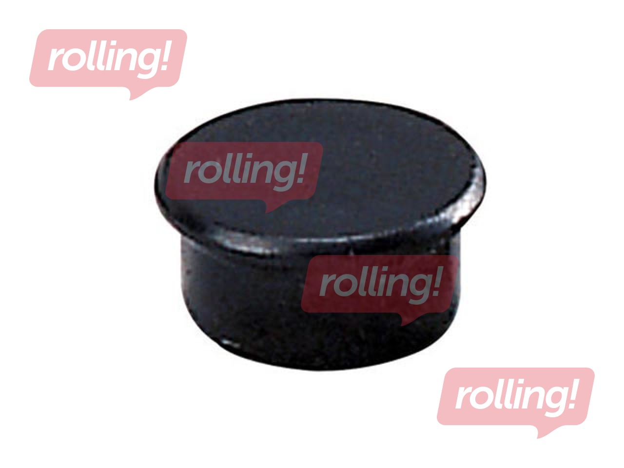 Strong planning magnet Dahle, black, 13mm, 10 pcs.