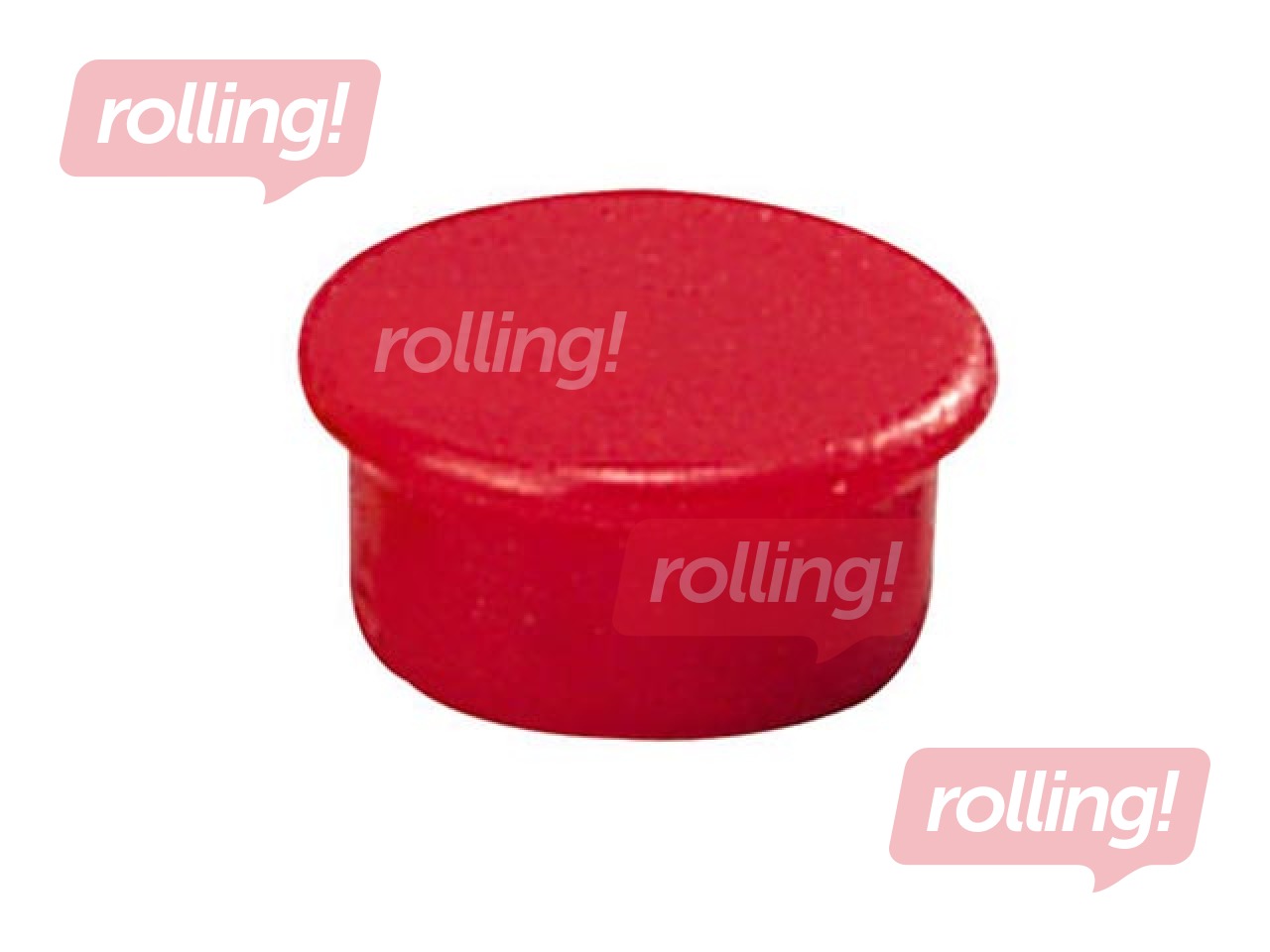 Tugev planeerimismagnet Dahle, punane, 13mm, 10 tk.