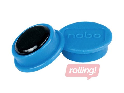 Magnets Nobo, 13 mm, 10 pcs., blue