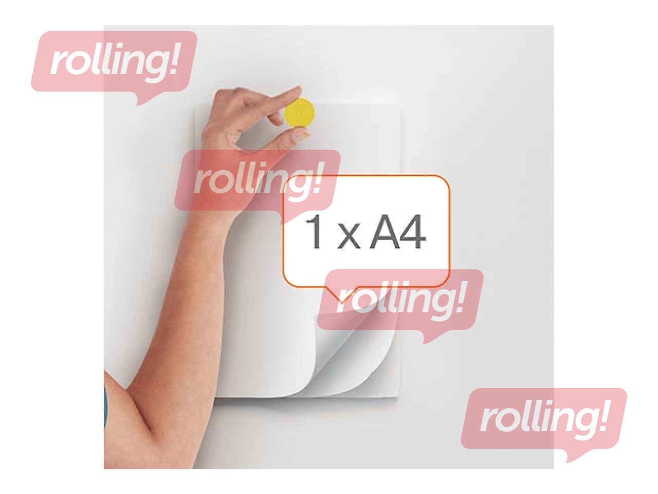 Magnets Nobo, 13 mm, 10 pcs., yellow