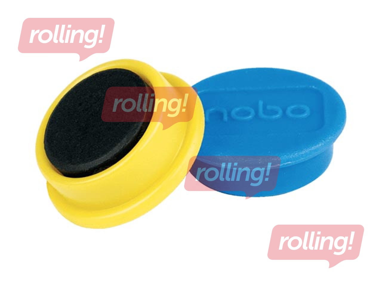 Magnetid Nobo, 13 mm, 10 tk, erinevad värvid