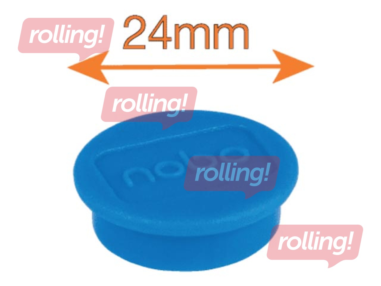 Magnetid Nobo, 23 mm, 10 tk, sinine