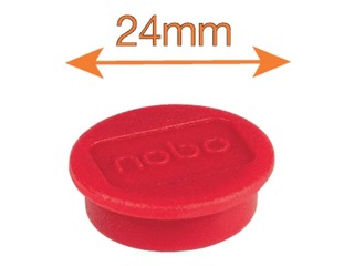 Magnetid Nobo, 23 mm, 10 tk, punane